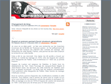 Tablet Screenshot of genealogieblog.com